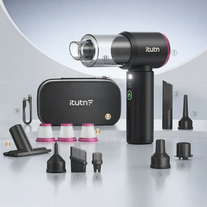 itutn | Wireless Car Use Super Strong Suction Mini Vacuum