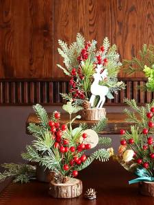 CHUDUO | Mini Desktop Christmas Tree Photo Prop