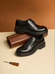 Hotwind | Men Leather Shoes Formal Casual Black Comfortable Business