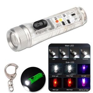 New Arrival Mini Flashlight Outdoor USB Rechargeable Flashlight S11 Charging Zoom Mini Power Torch