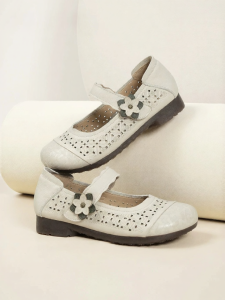 Reddragonfly | Summer Breathable Soft Sole Leather Shoe For Senior Ladies