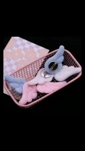 【Y2E2noa】 Super Cute Angel Wing Plush Hairpin Children Girl Hair Clip Accessories Barrettes Hairgrip Headdress Headwear Hairclip