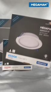 MEGAMAN / PRESTIGE LED Downlight Lampu Siling Surface Recessed Ceiling Light (5"-12W/6"-15W) 3000K/4000K/6500K (KOOK)