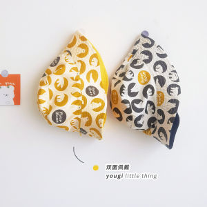 Spring Summer Kids Fishing Cap Pure Cotton Thin Double-Sided Sun Protection Hat Baby Boys Girls Cute Casual Wide Brim Hat