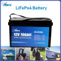 Anern Battery 12.8V 100Ah แบตเตอรี่ Lifepo4 แบตเตอรี่ลิเธียมแสงอาทิตย์ในตัว BMS วงจรลึก 4000 + แบตเตอรี่ชาร์จไฟได้. 