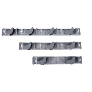 Space Aluminum Broom And Mop Holder Modern Simple Style No Drilling Required Multi-Functional Cleaning Tool Organizer