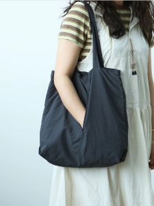 Túi Xách Nữ Tote Bag Vải Nylon Siêu Nhẹ Dung Tích Lớn Phong Cách Mới Thường Ngày Túi Xách Đơn Vai Túi Xách Túi Mua Sắm