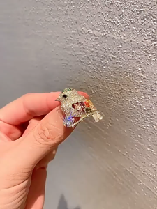 5 PCS Trâm cài bướm giả kim cương trâm cài kim loại nhẹ quần áo sang trọng cố định pin ngọc trai quần áo phụ kiện