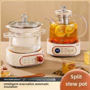 Automatic Smart Glass Tea Kettle Office Health Preservation Multi-Function Soup Cooking Pot Electric Ceramic Stove Water Boiler