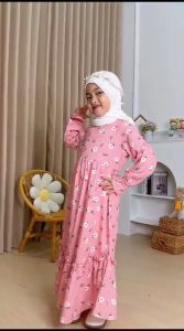 CK - GAMIS ANAK PEREMPUAN ISABELA TERBARU UNTUK USIA 1-10 TAHUN BAHAN KATUN RAYON PREMIUM