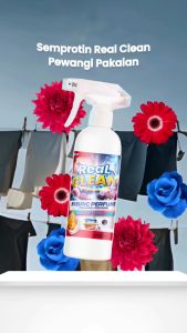 Real Clean Parfum Pewangi Laundry PREMIUM Grade A Fabric Spray Antibacterial - Floral Fantasy