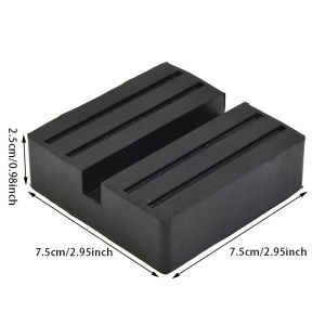 Floor Slotted Car Rubber Jack Pad Frame Protector Guard Adapter Jacking Disk Pad Tool for Pinch Weld Side Lifting Disk