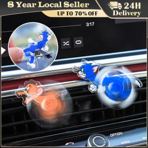 Car Air Freshener Smell In The Styling Vent Perfume Diffuser Tom and Jerry Rotating Propeller Fragrance Air Fresheners Clip
