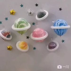 🔥SG LOCAL STOCK🔥2 layers Space theme decoration cartoon astronaut balloons children babys first birthday party cosmic starry sky background wall