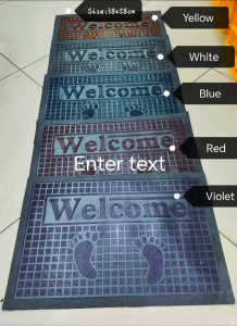 #D Villa entrance doormat durable anti-slip dustproof environmental protection doormat elastic carpet