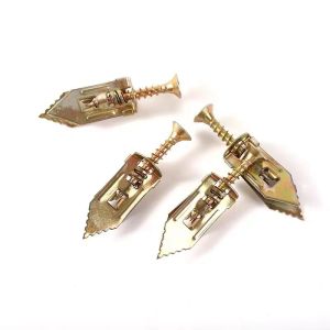 10/20/40/50/100pcs Self-Tapping Expansion Screw Drywall Anchor Kit Cavity Plug Dowel Fixing Tools Set Home DIY for Gypsum Board