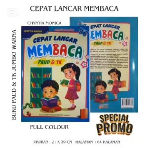BUKU TK JUMBO - CEPAT LANCAR MEMBACA UNTUK PAUD DAN TK