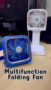 Hanging Neck Fans Mini Portable Folding USB Charging 8000mAh Power Bank Portable Handheld Desktop Multi Function Fan