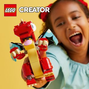 Mainan Edukatif LEGO Creator 31145 Red Dragon 3in1 (149 Potong)
