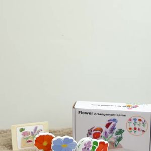 Montessori Cắm Hoa Hình Dạng Phù Hợp Đồ Chơi Cho Trẻ Em Rèn Luyện Kỹ Năng Vận Động Tinh Phân Loại Giáo Dục Cô Gái Quà Tặng