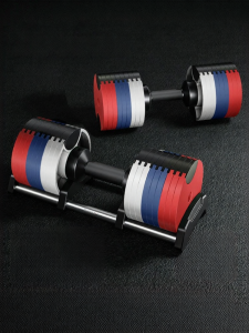 TEZEWA | Adjustable Heavy Duty Iron Weight Training Dumbbell Set