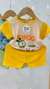 [XẢ KHO] BỘ NGẮN TAY PHỐI QUẦN VÁT THUN LẠNH DỄ THƯƠNG CHO BÉ GÁI BÉ TRAI FROM TỪ 5KG TỚI 17KG