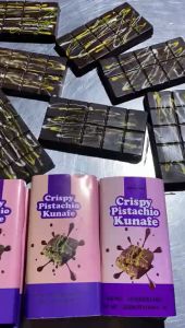 Dubai Style Chocolate / Korean Dubai Chocolate / Crispy Pistachio Kunafe