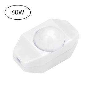 60W 200W Led Dimmer Switch Adjustable Controller 220V Knob Lamp Dimmer Cord Switch Plug In Table Floor Light Dimming On Off