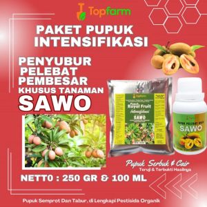 Pupuk Penyubur Buah Sawo / Pupuk Buster Sawo / Pupuk Khusus Pohon Sawo / Pupuk Cair Pelebat Buah Sawo / Pupuk Khusus Pembesar Sawo