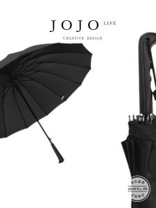 JOJOS L. PD Inch Automatic Double Umbrella Windproof Straight Handle Duckbill 16 Ribs Large Size Creative Home Living Umbrella
