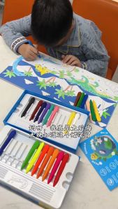 Bộ bút sáp màu hữu cơ xịn 36 màu crayon an toàn cho bé