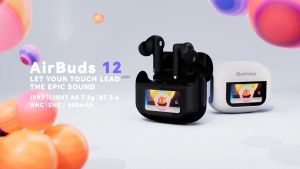 A20 Bluetooth fon telinga TWS mikrofon dalam telinga Led skrin sentuh alat dengar wayarles Hifi Stereo sukan kalis air permainan alat dengar