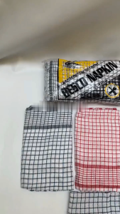 Kain Serbet Dapur Motif Kotak / Kain Lap Serbet Serbaguna