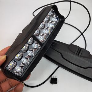 ĐÈN TRỢ SÁNG XE MÁY Ô TÔ 16TIM LED SIÊU SÁNG