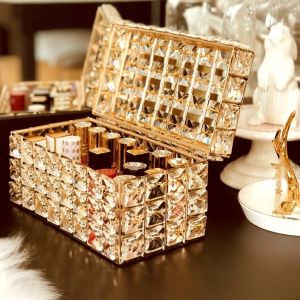 Tempat Tisu Kristal / Kotak Tisu Crystal / Kotak Tisu Blink Eropa Gaya Eropa untuk kafe dekorasi pameran hotel dekorasi mobil dan penggunaan sehari-hari