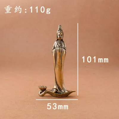 Creative Brass Guanyin Statue Ornament