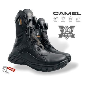 Caanggo New Sepatu PDL Ninja Putar TACTICAL Prwira Laether