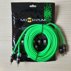KABEL RCA MOMENTUM GREEN RCA AUDIO MOMENTUM 1 Meter / 3 Meter / 5 Meter