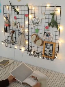 5 cái Lưới sắt treo đồ - Lưới sắt lắp ghép đa năng trang trí