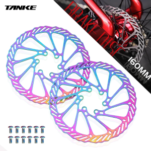 TANKE Bike Disc Brake Rotor 140 160 180 203 Disc Brake 2 Piece with 12 Bolts for Road Bike MTB BMX Floating disc Stainless Steel