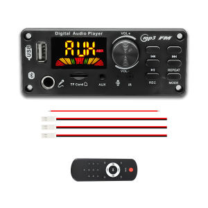kebidumei | Bo Mạch Giải Mã MP3 KEBIDUMEI 80W BT DIY Đầu Phát USB Không Dây Cho Ô Tô Với Khe Cắm Thẻ FM TF Và Mic 6.5mm Để Lắp Đặt Trên Xe