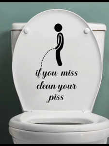 Toilet Decorative Sticker Removable Toilet Decoration Self Adhesive Wall Stickers 3d Toilet Stickers Bathroom Toilet Stickers