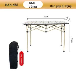 LINSI | Bàn Gấp Di Động Dùng Ngoài Trời