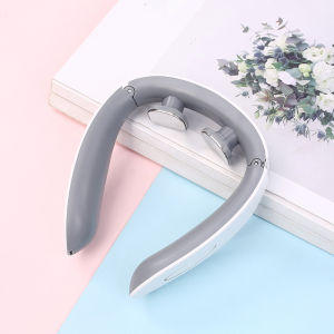 White Cervical Massage Device Multi Functional Neck Protection and Neck Relaxation Massager Portable Portable Neck Care Tool