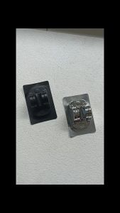 [ VIENA ] Shower Holder / Shower Bracket ABS / Gantungan Hand Shower Jumbo Chrome Hitam CB3916