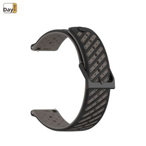 BKHK | Dual Color Sporty Breathable Replacement Strap Accessories for Watch