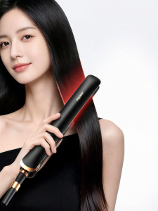 AHKISS | 2-in-1 Hair Straightener Curling Wand No Damage Negative Ions Styling Tool