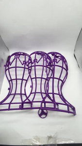 Plastic Wig Stand Lantern Shape Foldable Wig Storage Rack Multi-Purpose Hat Display Stand