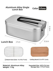 The Primitive | Portable Cooking Aluminum Mess Kit