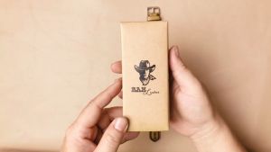 Dây da đồng hồ Siêu bền Da Bò Màu Đen RAM Leather V3